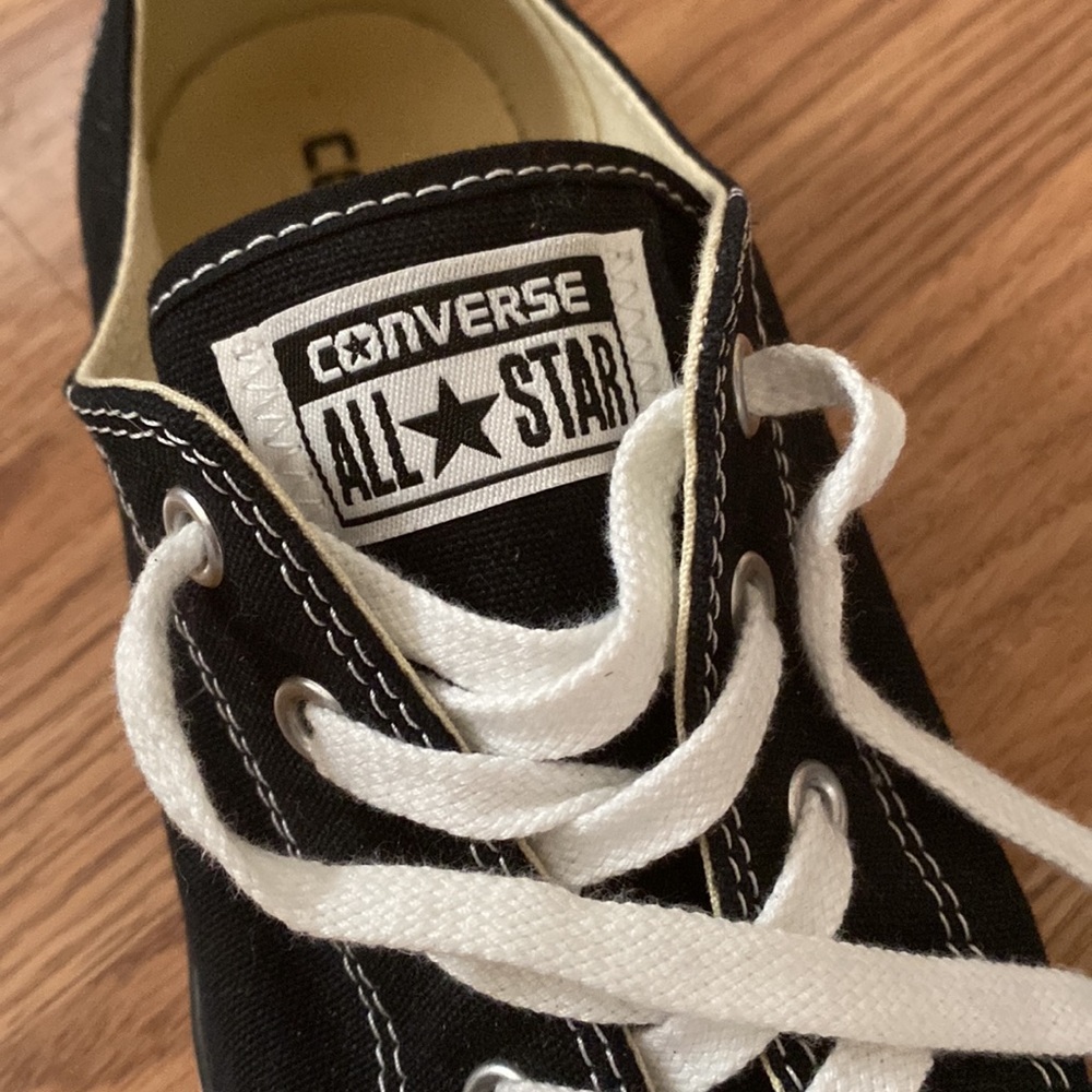 Black Converse Shoes - Picture 2 of 3